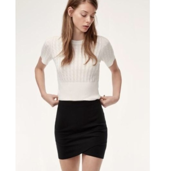 aritzia Talula Primrose Skirt in Grey - Picture 3 of 4